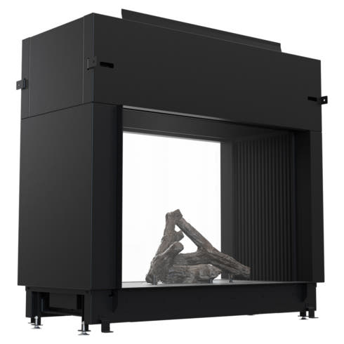 Gas fireplace BÅLSTIL LUSSO 130/75 tunnel propane 12 kW ∅ 130/200
