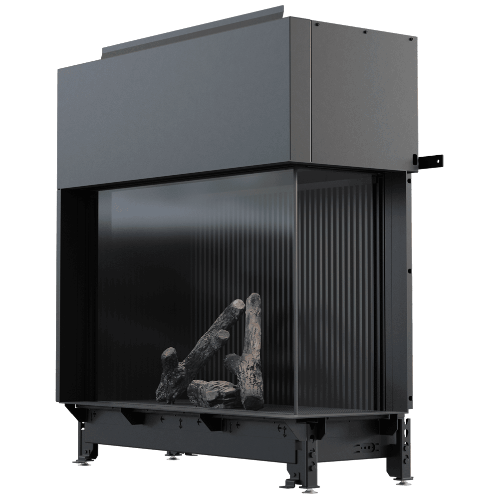 Gaskamin BÅLSTIL LUSSO 130/75 rechts Propan 12 kW ∅ 130/200