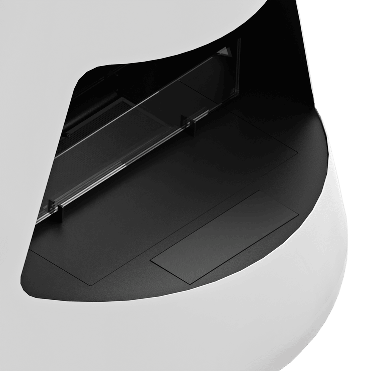 Biokominek automatyczny 2x2P dennica 750; kolor White