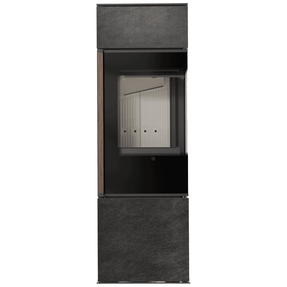 Free-standing stove Modena 135, 7 kW, right, white thermotec