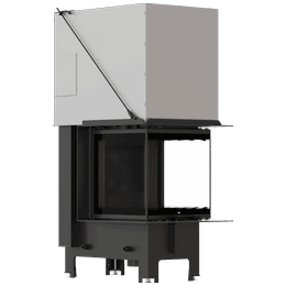 3-glass guillotine fireplace 500x500 black lining