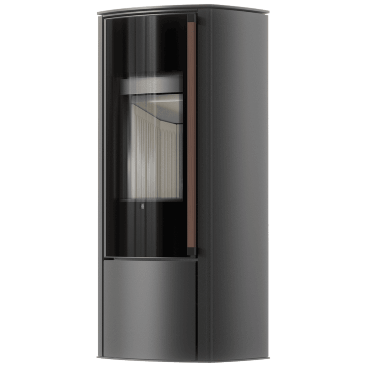 BRONN freistehender Kaminofen aus Stahl