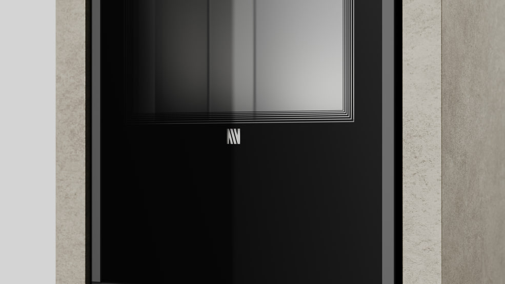 Automatischer Bioethanol-Kamin in Fokos Talco Sinterquarz