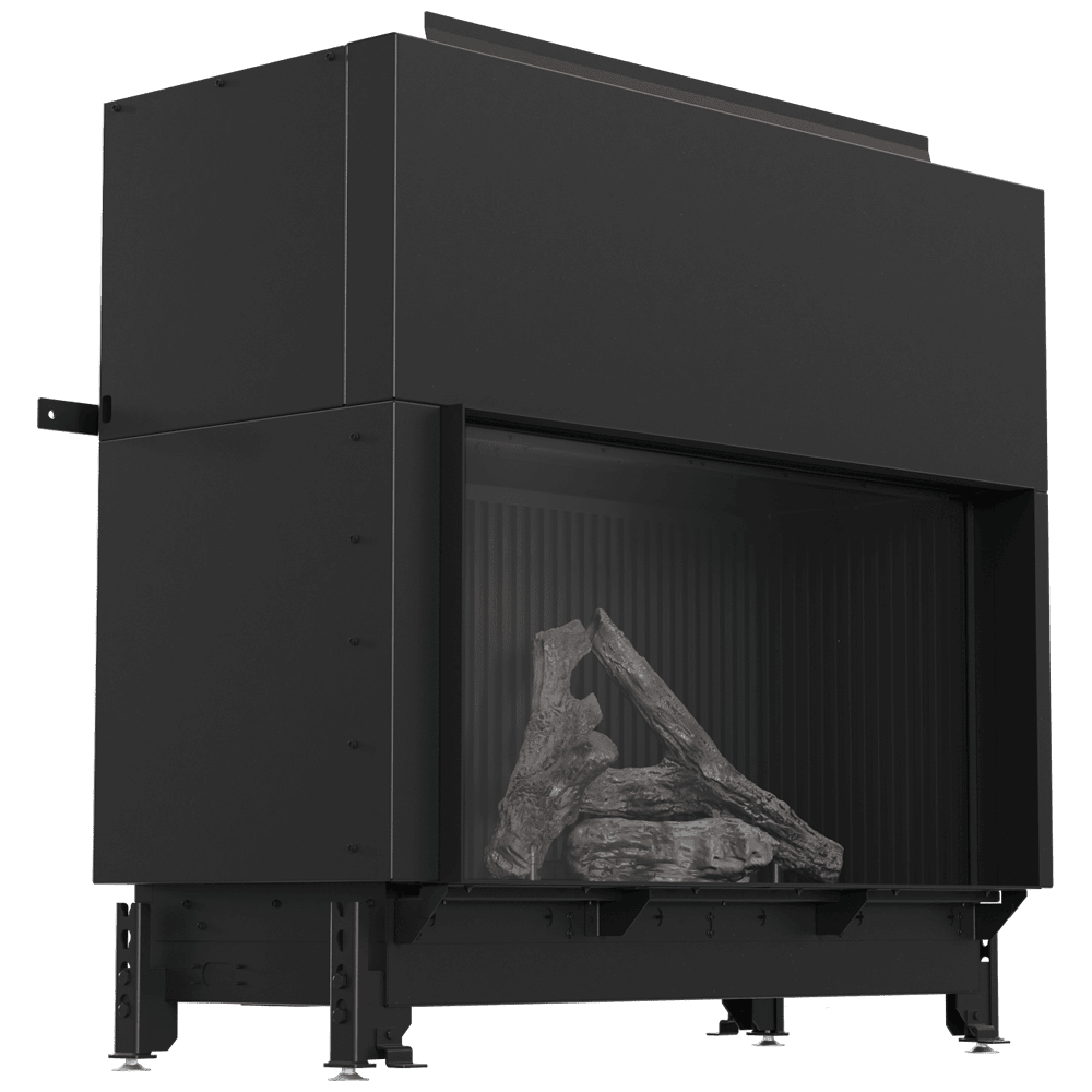 Gas fireplace BÅLSTIL LUSSO 130/55 natural gas 12,5 kW ∅ 130/200