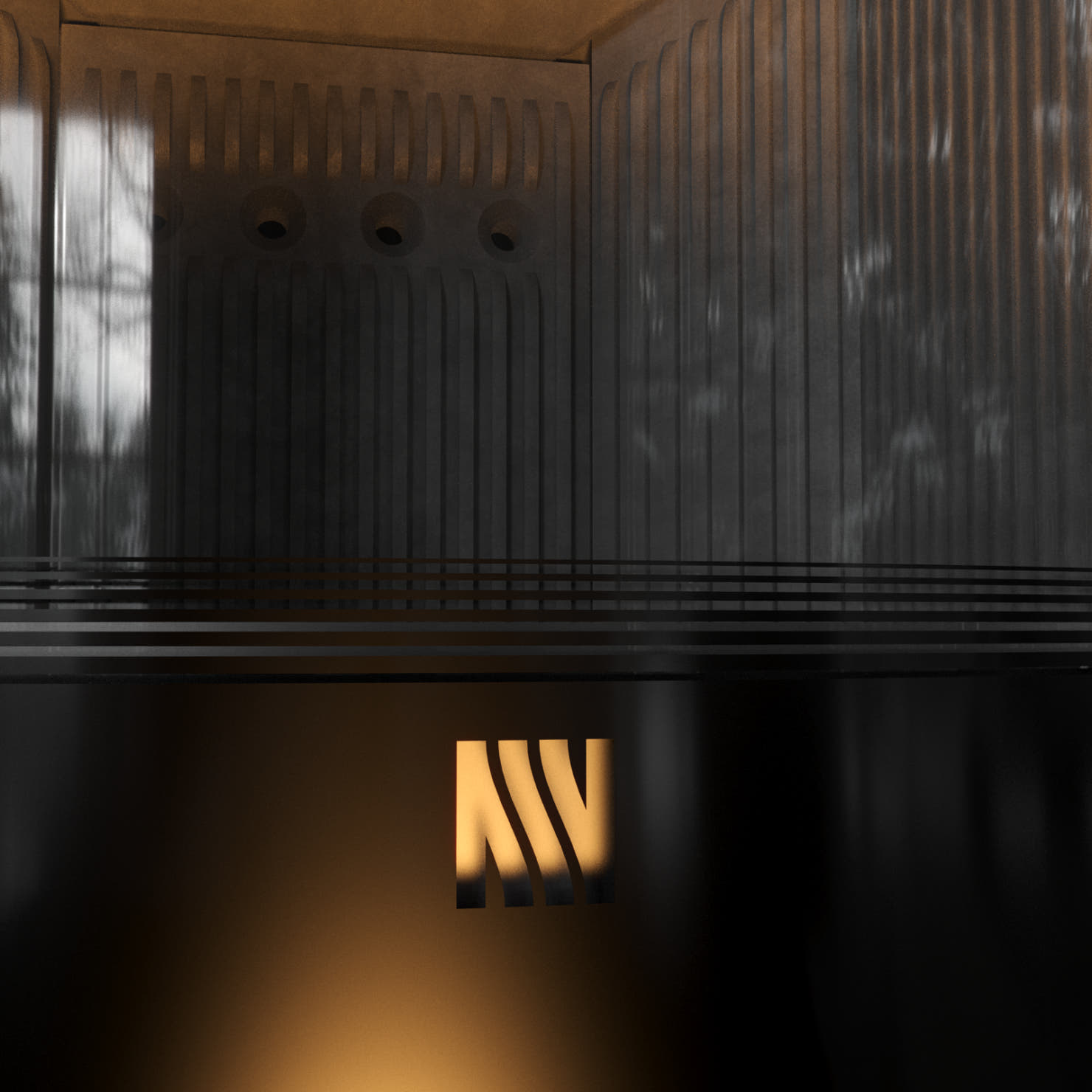 TARGA Stahl, Auskleidung: Schwarz