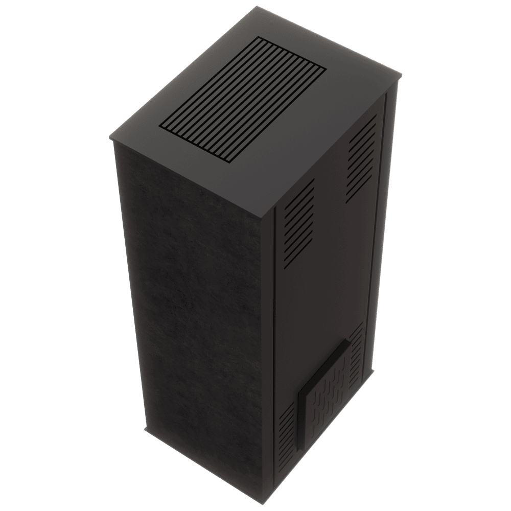 AKNA/E/A - biokominek automatyczny ze spiekiem Fokos Grafite