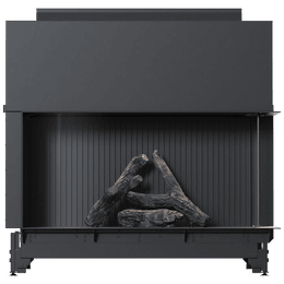 Gas fireplace BÅLSTIL LUSSO 130/55 right propane 12 kW ∅ 130/200