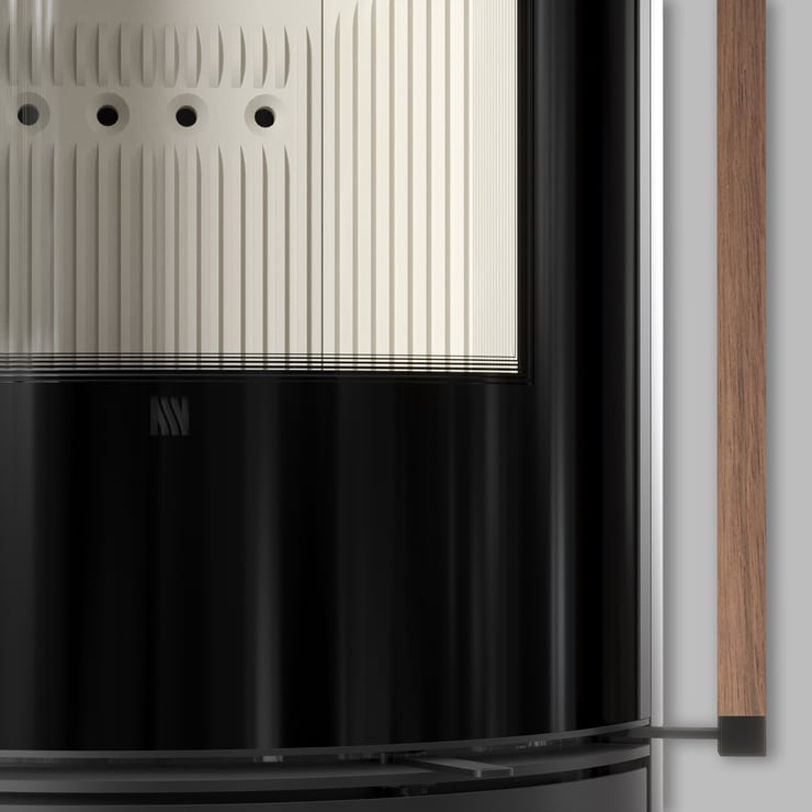 Freistehender Stahlkamin TARGA