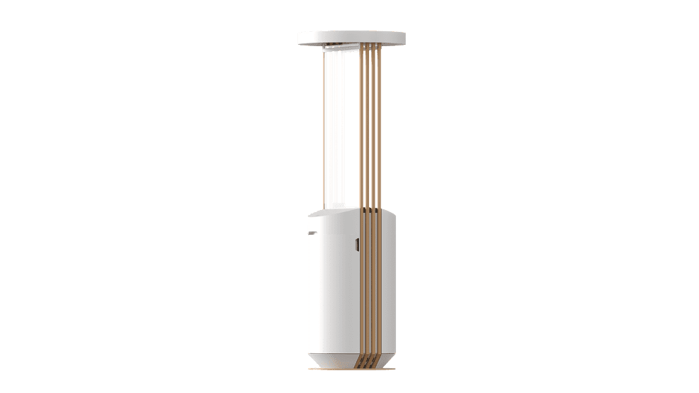 BS TORRE Korpus weiß, Zubehör goldfarben (RAL 1036)