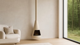 Biokominek automatyczny 2x2P dennica 750; kolor Muscle-beige