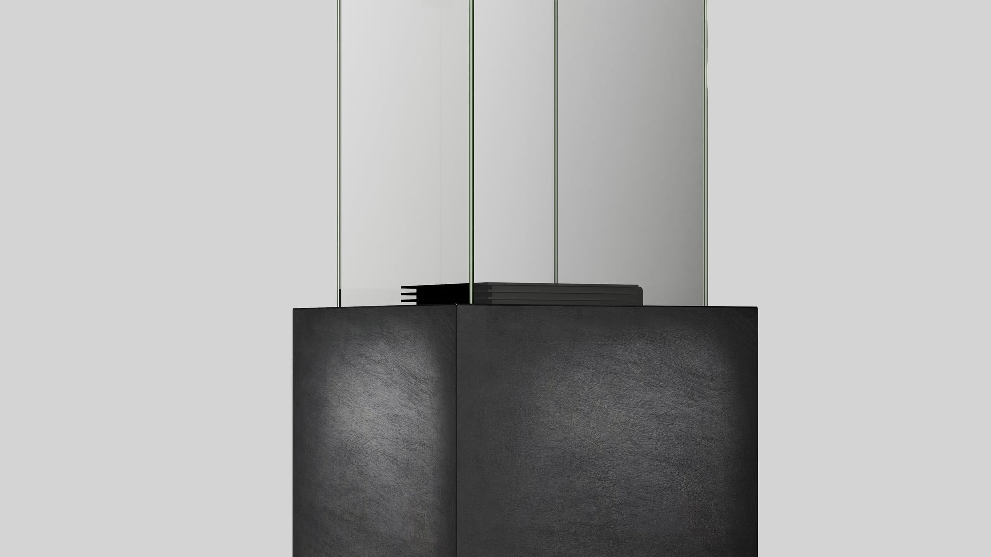 FALO Gasheizer aus Seta Liquorice Sinterquarz