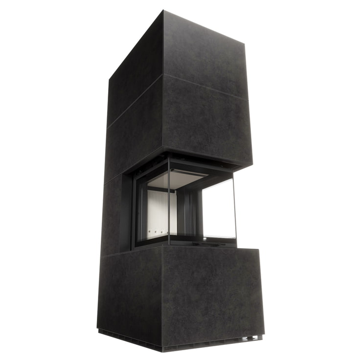 Luftkamin MILANO/500/500 Fokos Grafite