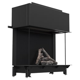 Gaskamin BÅLSTIL LUSSO 130/75 links rechts Propan 12 kW ∅ 130/200