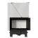 Balstil Milano 810x410 – Right-sided corner fireplace with lift-up doors, white lining