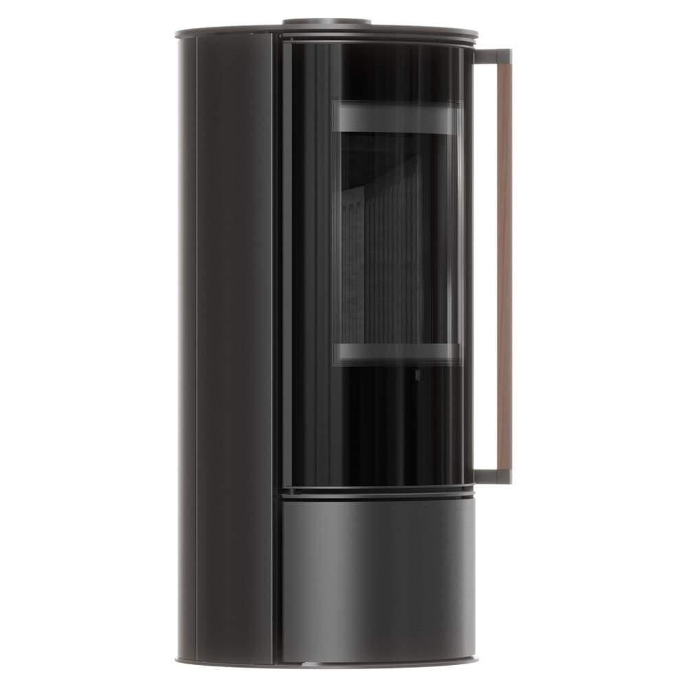 ORA Steel Freestanding Stove with Black Interior