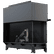 Gas fireplace BÅLSTIL LUSSO 130/55 right propane 12 kW ∅ 130/200