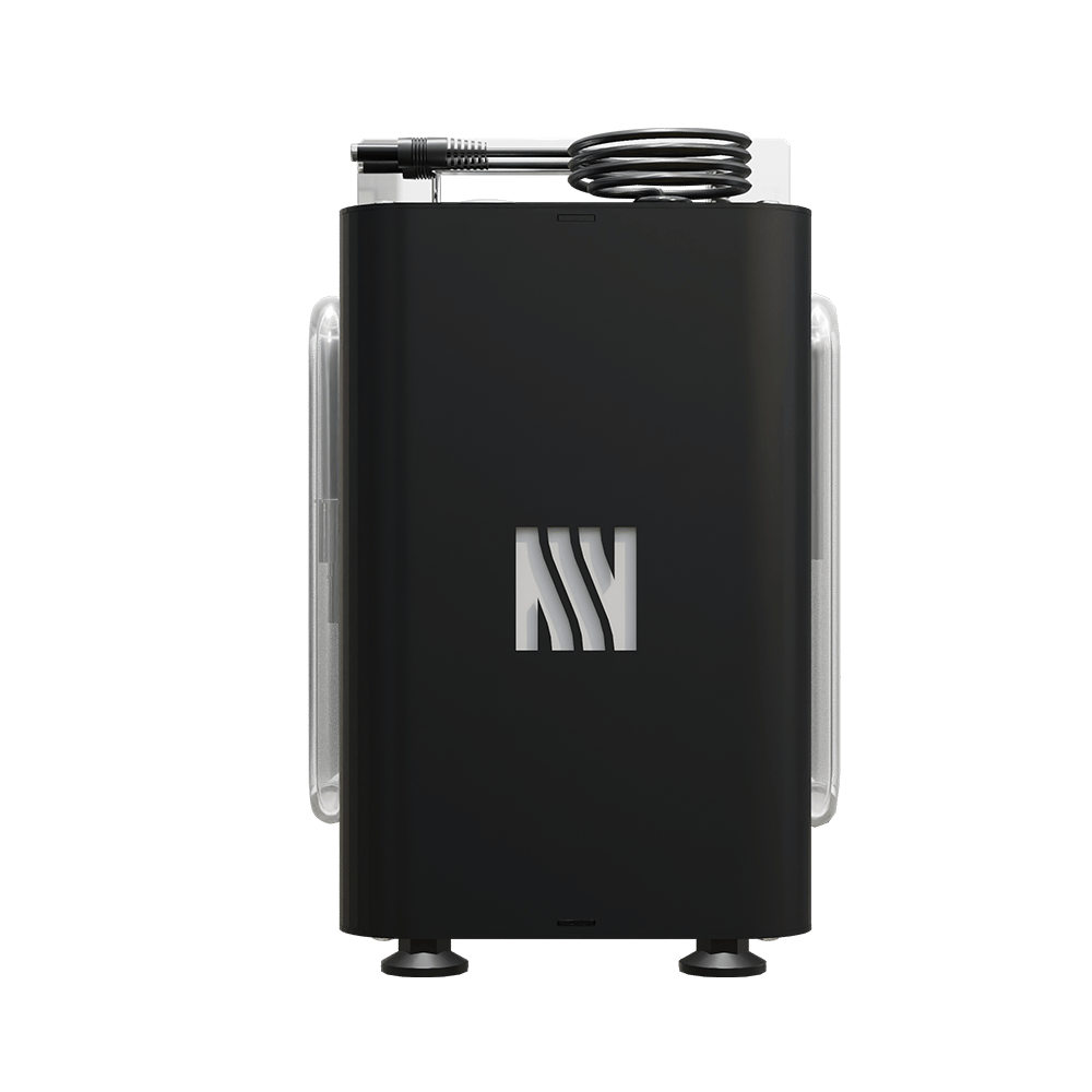 Externe Pumpe für einen automatischen Biokamin