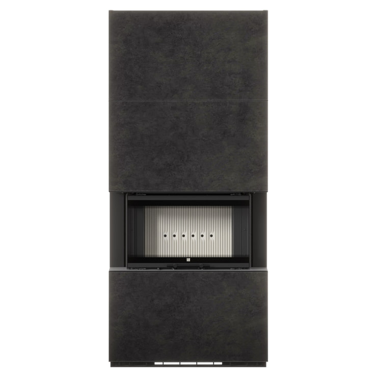 Luftkamin MILANO/680/280 Fokos Grafite