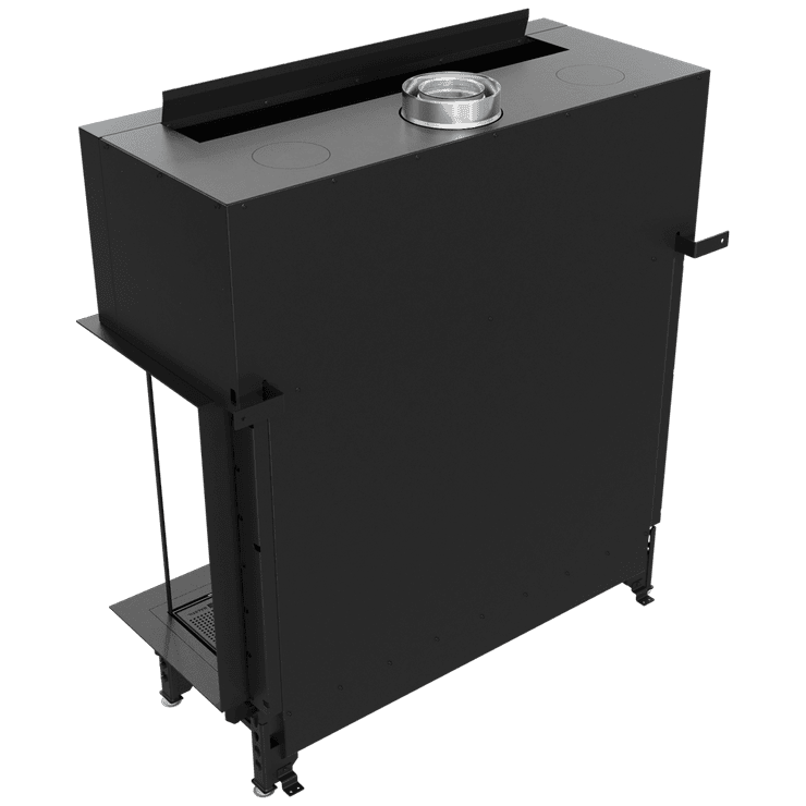 Gaskamin BÅLSTIL LUSSO 130/75 links rechts Propan-Butan 11 kW ∅ 130/200