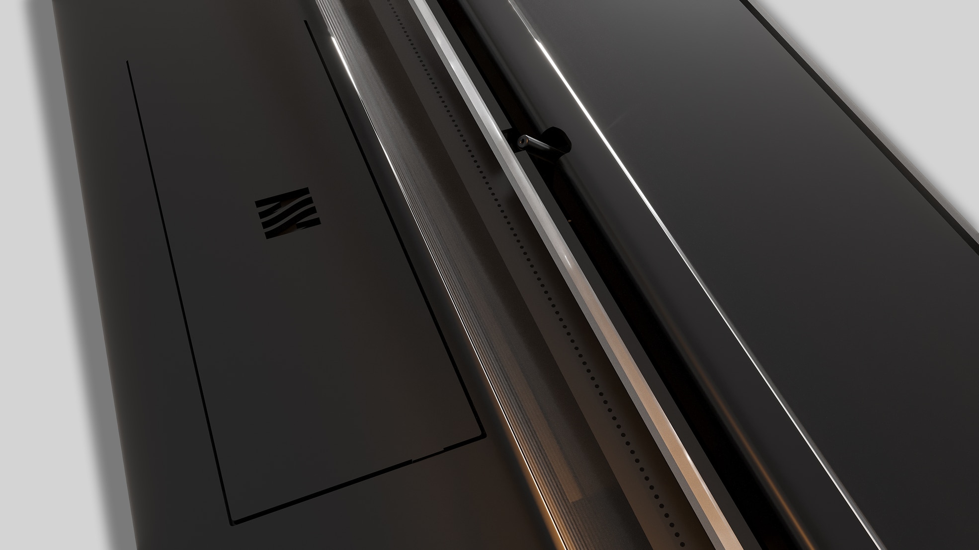 Automatischer Bioethanol-Brenneinsatz mit 1000 mm Brennerlänge