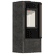 Freestanding steel stove KOZA AKNA in sintered SETA/LIQUORICE