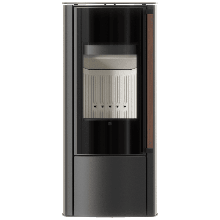 BRONN freistehender Kaminofen aus Stahl