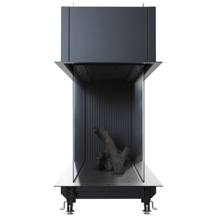 Gas fireplace BÅLSTIL LUSSO 130/75 tunnel propane 12 kW ∅ 130/200