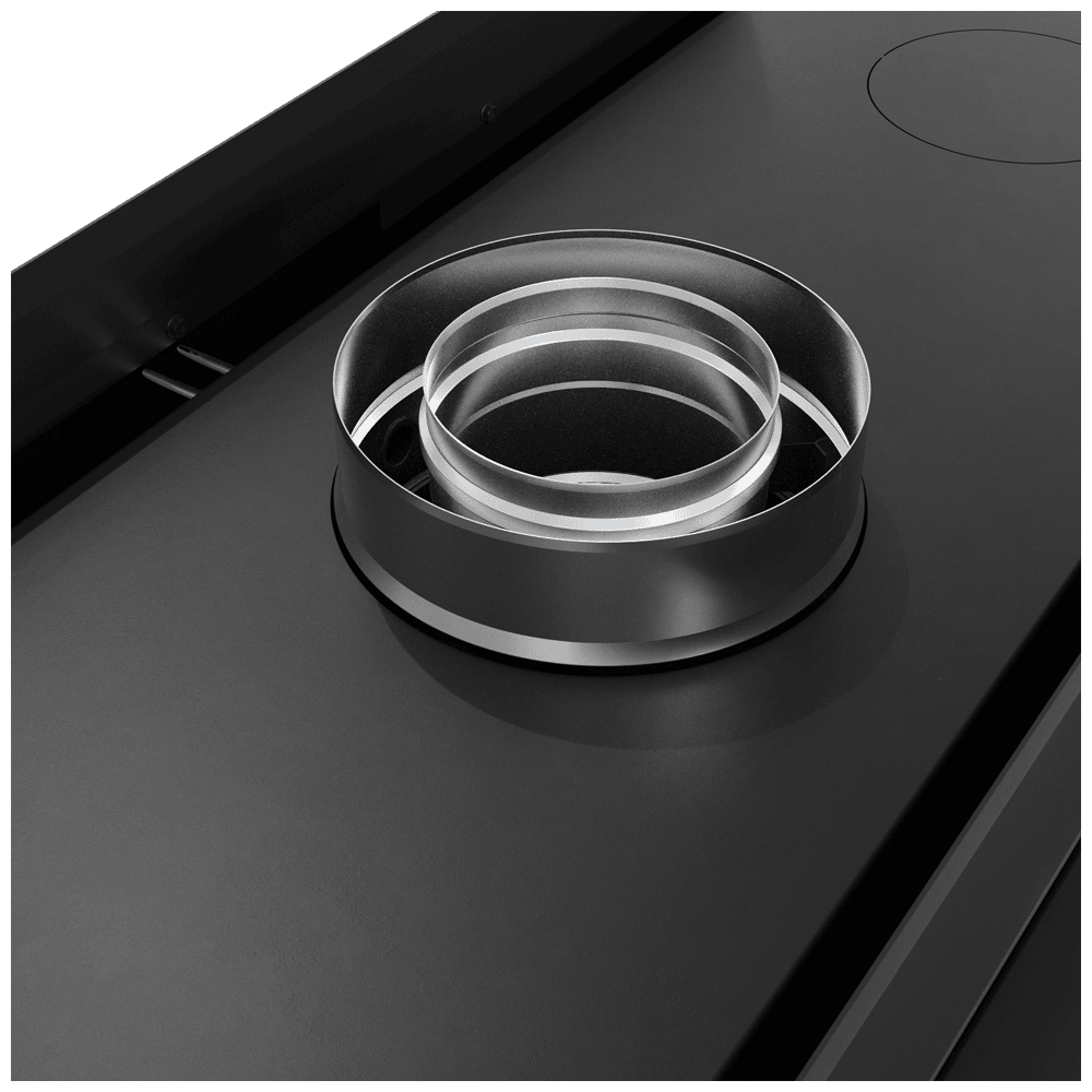 Gas fireplace BÅLSTIL LUSSO 130/55 tunnel natural gas 12,5 kW ∅ 130/200