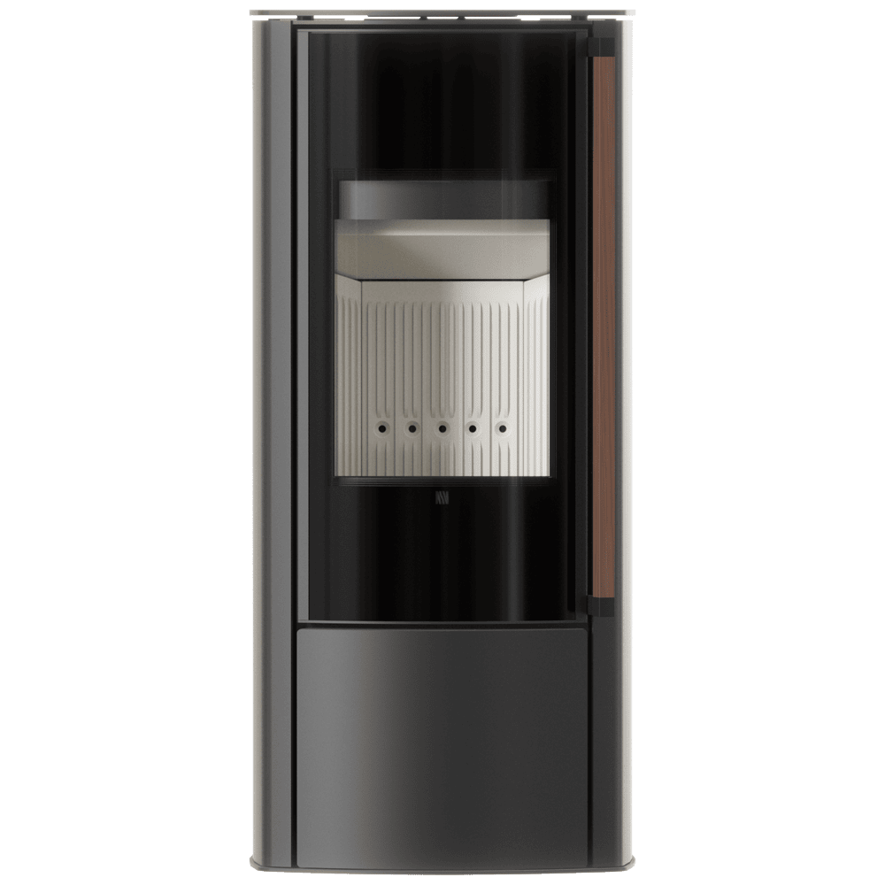 BRONN freistehender Kaminofen aus Stahl