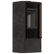Freestanding steel KOZA AKNA stove in SETA/LIQUORICE sinter with black lining