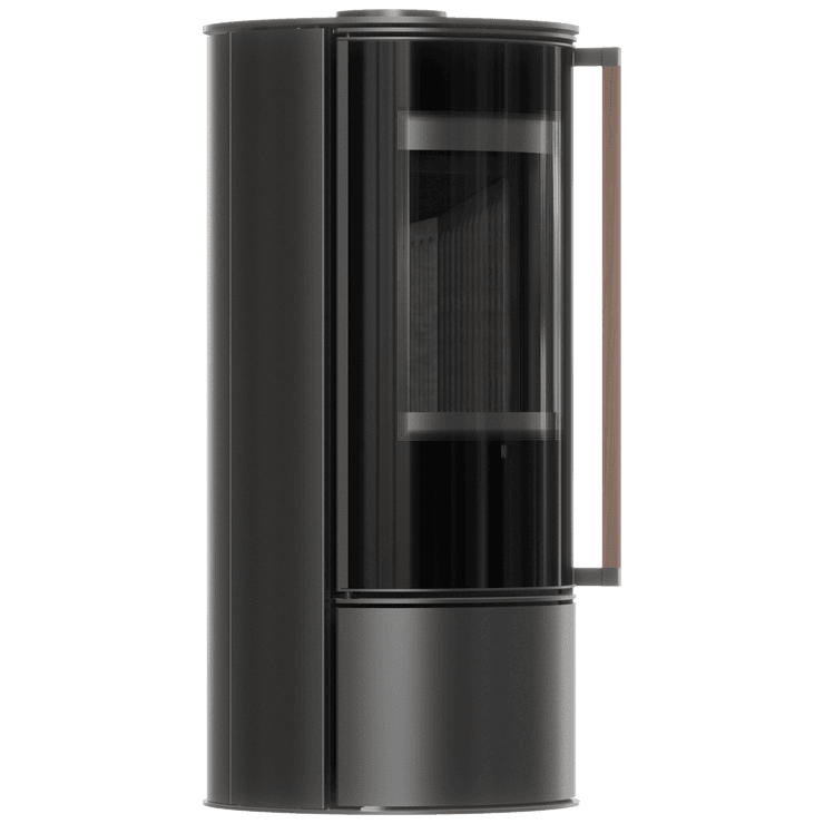 Freestanding steel stove KOZA ORA with black lining