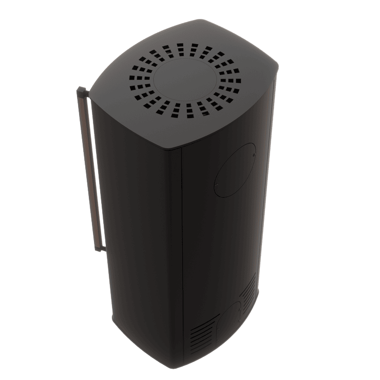 Freistehender Stahl-Kaminofen BRONN