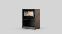 FORLI/95 Freestanding Stove in Fokos Roccia Sintered Quartz