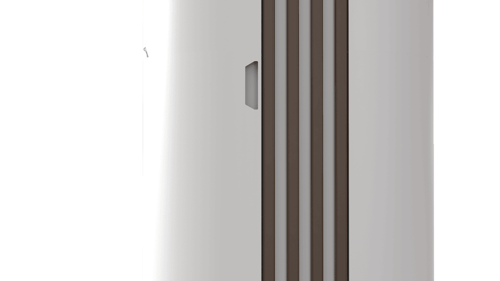 BS TORRE Korpus weiß, Accessoires kastanienbraun (RAL 4601)