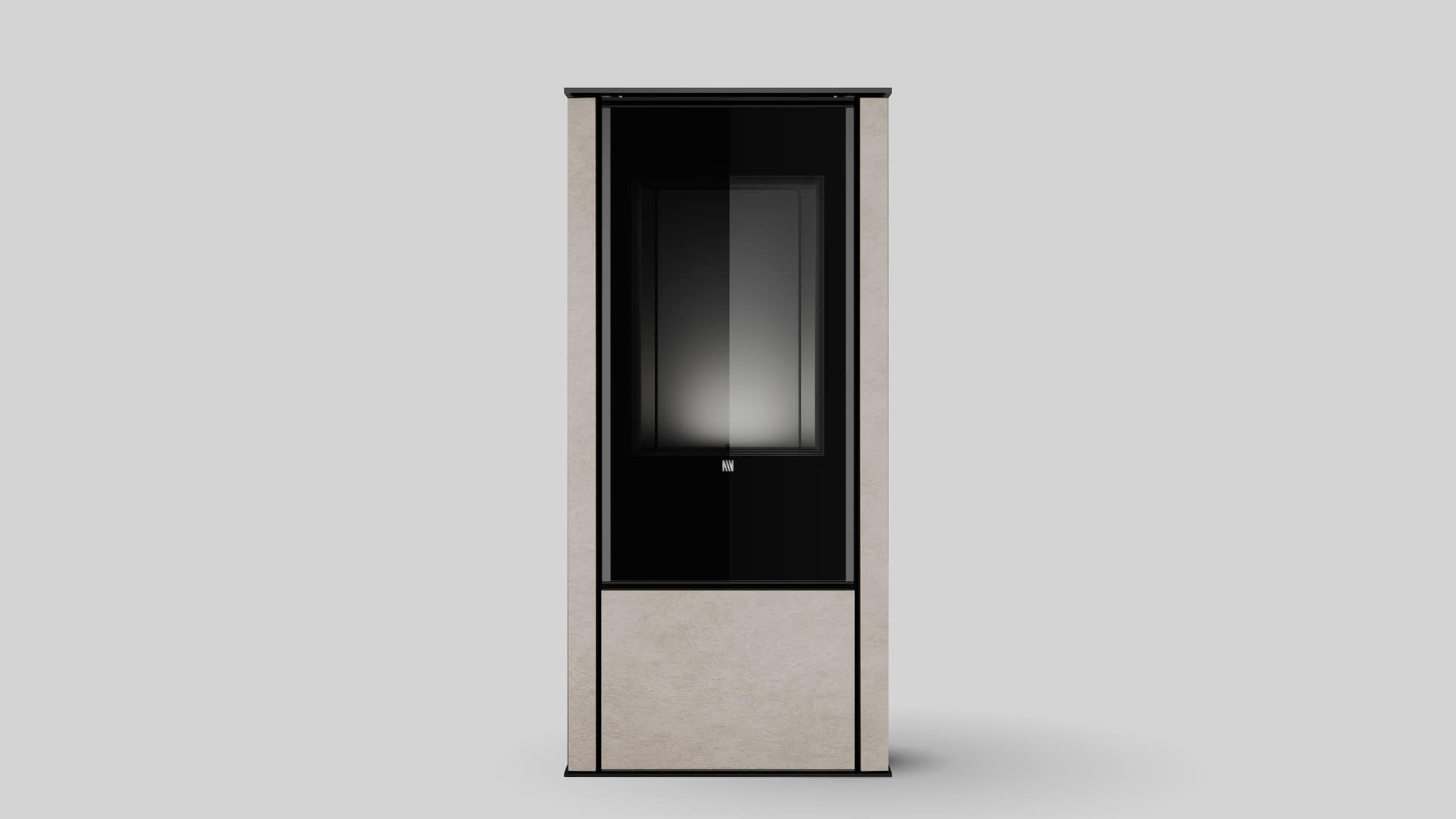 Automatischer Bioethanol-Kamin in Fokos Talco Sinterquarz