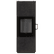 Freestanding steel stove AXAM FOKOS GRAFITE sintered casing with black lining