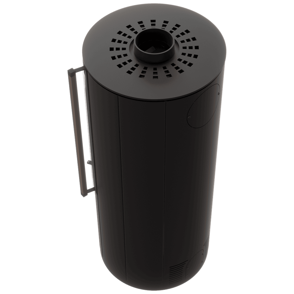 Freistehender Stahlkamin TARGA