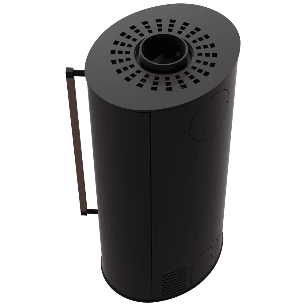 Freistehender ULV-Ofen aus Stahl