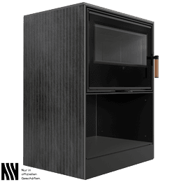 FORLI/70 in BALSTIL mit schwarzem Thermotec in Sinter Seta Liquorice