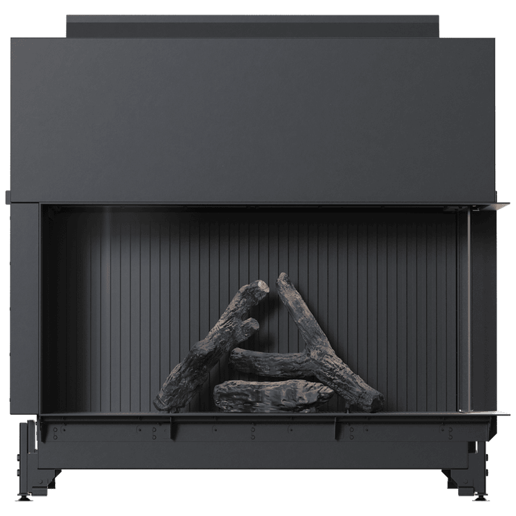 Gas fireplace BÅLSTIL LUSSO 130/55 right propane 12 kW ∅ 130/200
