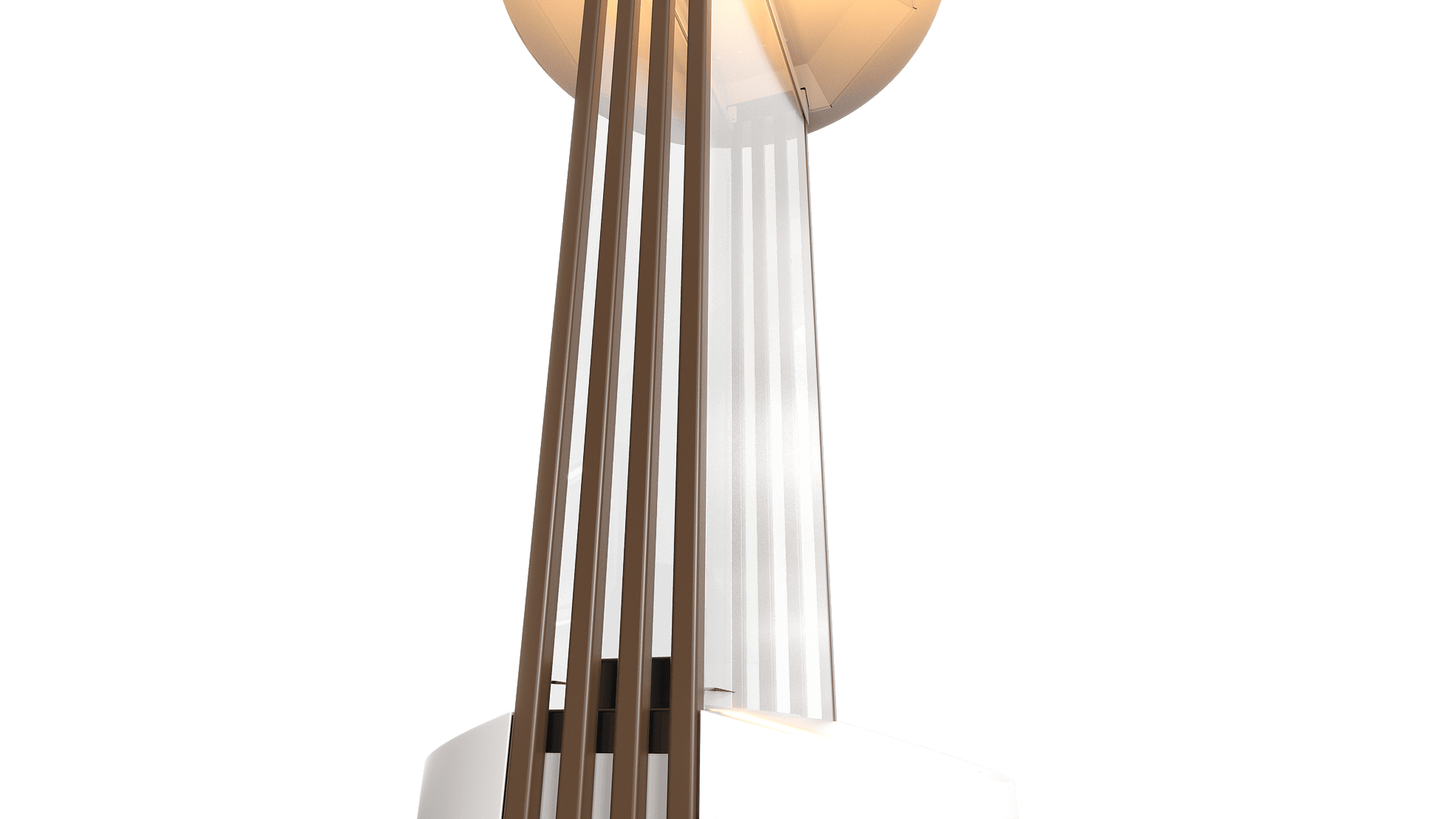 BS TORRE Korpus weiß, Accessoires kastanienbraun (RAL 4601)