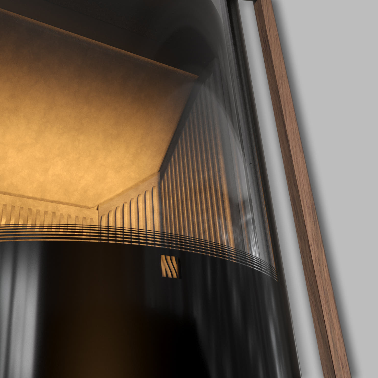 TARGA Stahl, Auskleidung: Schwarz