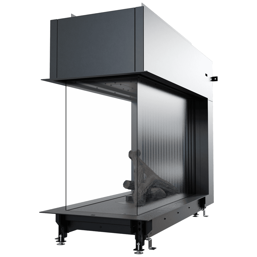 Gas fireplace BÅLSTIL LUSSO 130/75 tunnel propane 12 kW ∅ 130/200