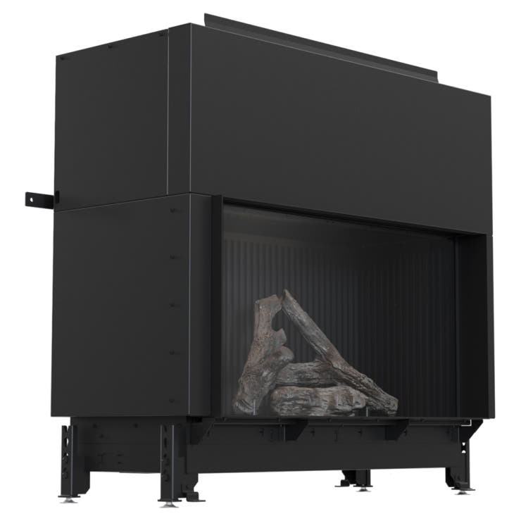 Gas fireplace BÅLSTIL LUSSO 130/55 propane 12 kW ∅ 130/200