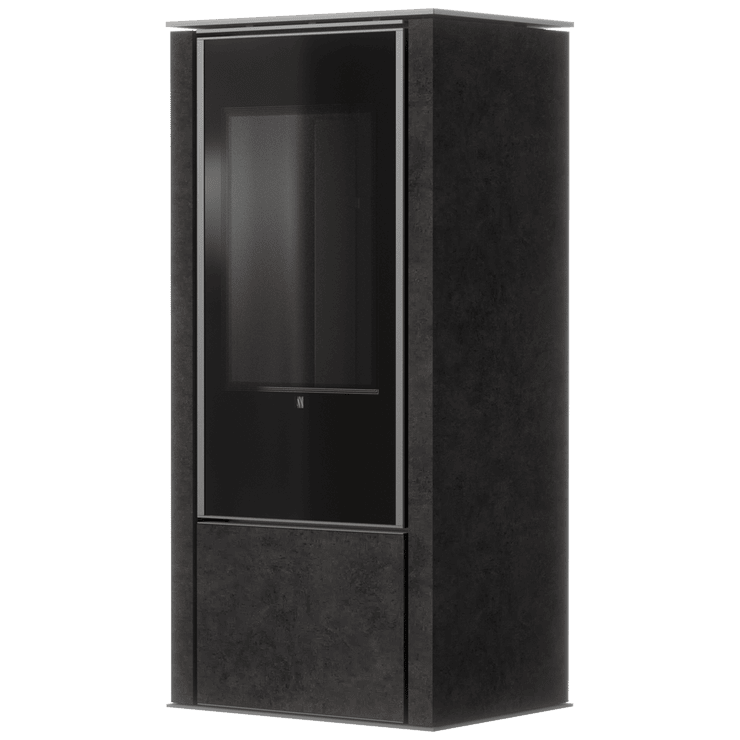 AKNA/E/A - biokominek automatyczny ze spiekiem Fokos Grafite