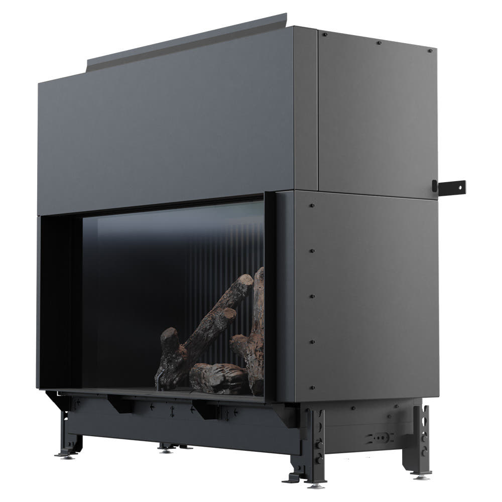 Gas fireplace BÅLSTIL LUSSO 130/55 propane 12 kW ∅ 130/200
