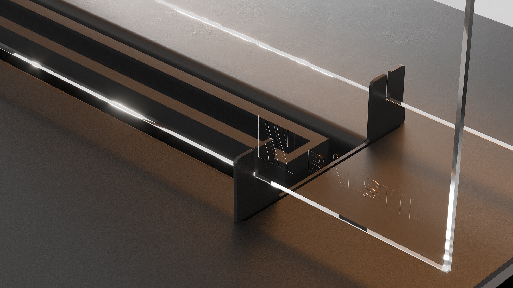 Automatischer Bioethanol-Brenneinsatz mit 700 mm Brennerlänge