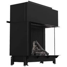 Gas fireplace BÅLSTIL LUSSO 130/75 right propane butane 11 kW ∅ 130/200