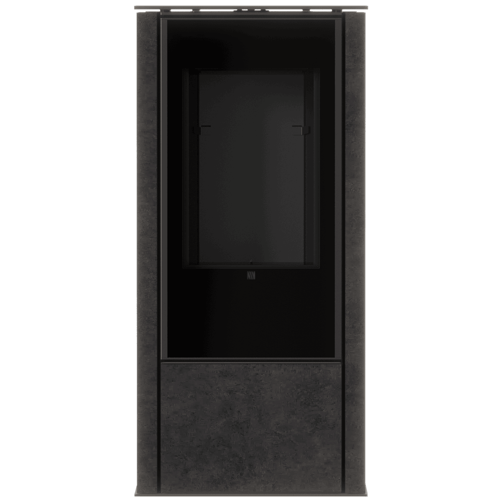 AKNA/E/A - biokominek automatyczny ze spiekiem Fokos Grafite