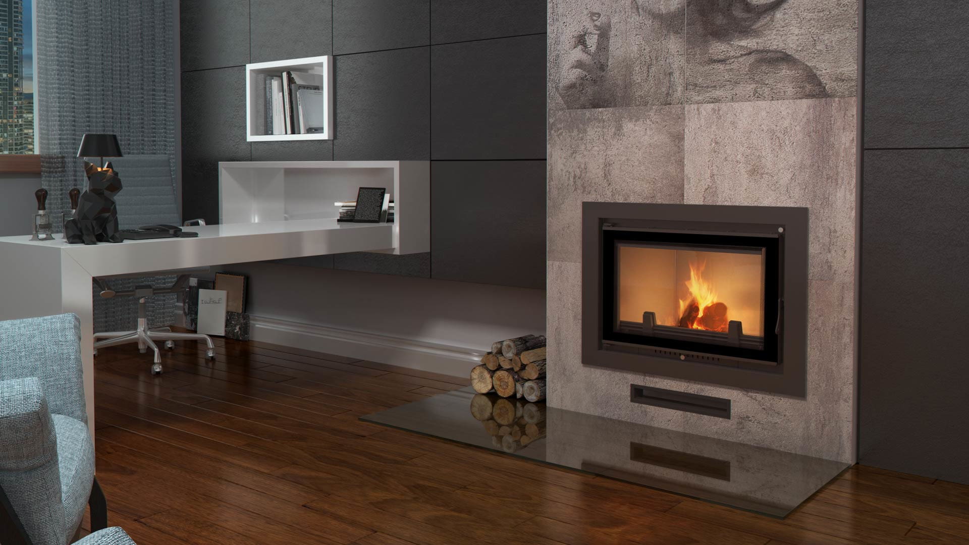 SALON FIRMOWY Bålstil OLSZTYN Fireplace Łukasz Betlejewski - Olsztyn, Al. Marszałka Józefa Piłsudskiego 75A / budynek B